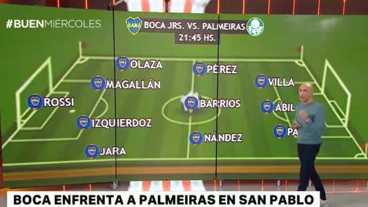 Boca enfrenta a Palmeiras en San Pablo