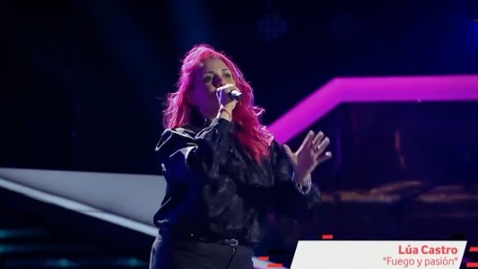Lúa le puso color a "La Voz Argentina"