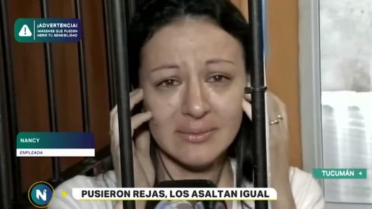 "Fue de terror": el llanto de una comerciante asaltada dos veces en 24 horas