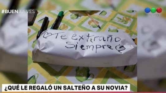 Mirá lo que un salteño le regaló a su novia