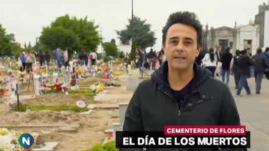 El Día de los Muertos en el cementerio de Flores