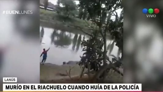 Murió ahogado en el Riachuelo cuando huía de la Policía