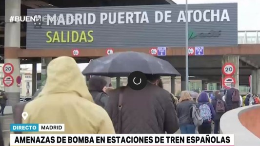 Amenazas de bomba en estaciones de tren de Madrid