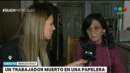 Un trabajador muerto en una papelera: "Él tenía voluntad pero no tenía experiencia"