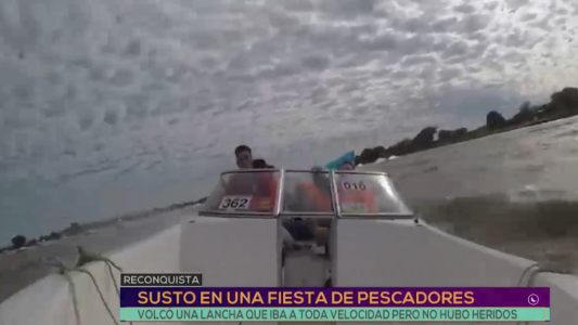 Susto en una fiesta de pescadores