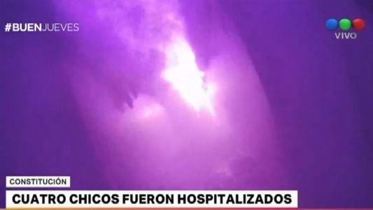Incendio en Constitución: rescataron a 12 personas