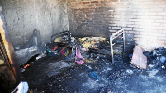 Tragedia en Viedma: murieron una mujer y sus seis hijos al incendiarse la casa