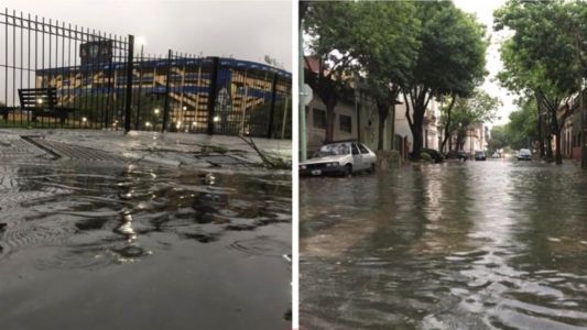 Temporal en Buenos Aires: La Boca, una de las zonas más castigadas