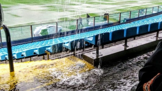 Así estaba La Bombonera por dentro