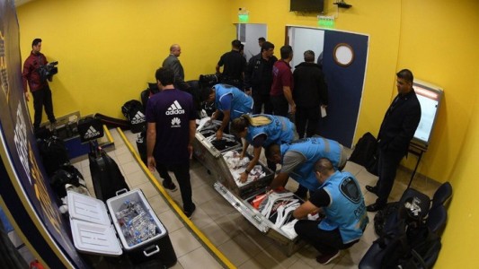 La Conmebol revisó el vestuario de River en busca de cotillón