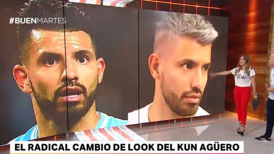 Mascherano se burló del cambio de look de Agüero