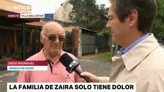 El dolor de la familia de Zaira