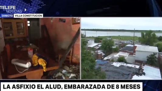 Una embarazada y su pareja murieron al derrumbarse su casa por el temporal