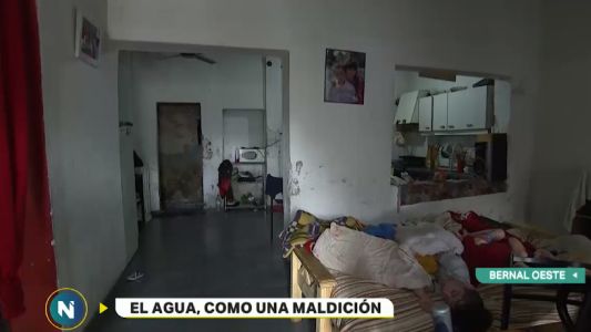 El agua, como una maldición en Bernal Oeste