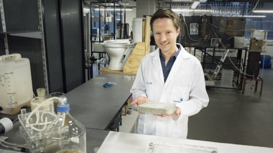 Científicos desarrollaron "bioladrillos", fabricados con orina