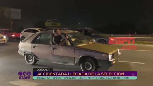 Llegada accidentada de la Selección a Córdoba