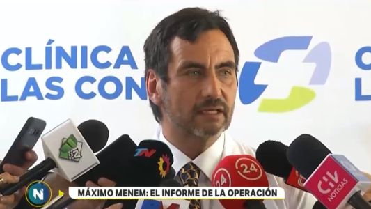 Máximo Menem: el informe de la operación