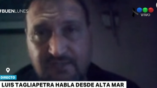 Luis Tagliapietra habló desde el barco que encontró al ARA San Juan: "Se me heló la sangre cuando lo vi"