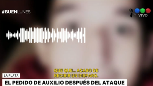 "Acabo de recibir un disparo": el fuerte audio del repartidor baleado en La Plata