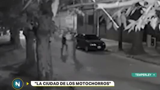 Fuertes imágenes: motochorros balearon a un chico en Temperley