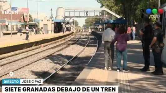 Demoras en el Tren San Martín: hallaron dos granadas debajo de una formación