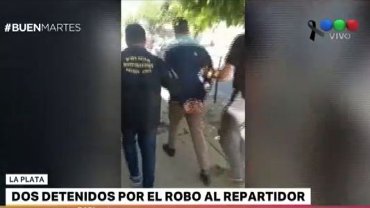 Hay dos detenidos por el robo al repartidor