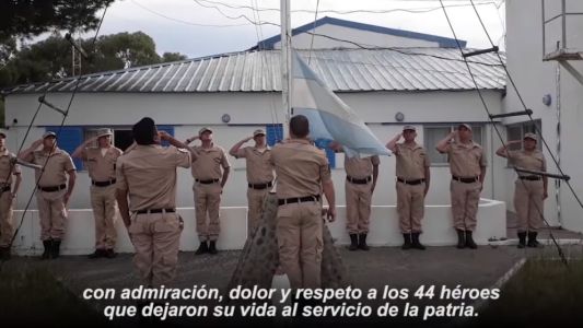 "Tenemos el agua grabada a fuego en nuestra sangre": homenaje de la Prefectura a los tripulantes del ARA San Juan