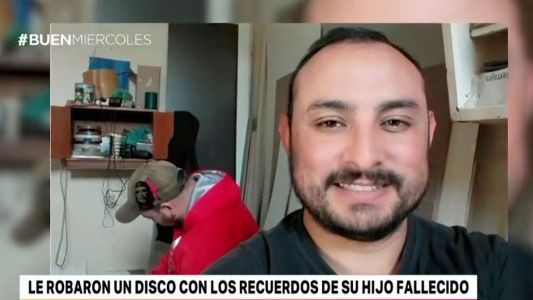 Recuperó las fotos de su hijo muerto que le habían robado el fin de semana