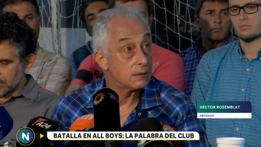 La defensa de All Boys tras la clausura: "Los hechos no pasaron dentro del club"