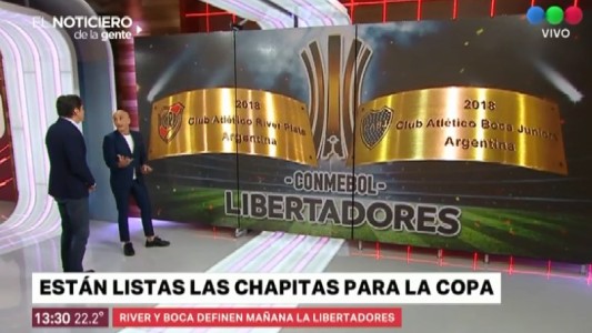¿River? ¿Boca?: ya están las chapitas para la Copa Libertadores