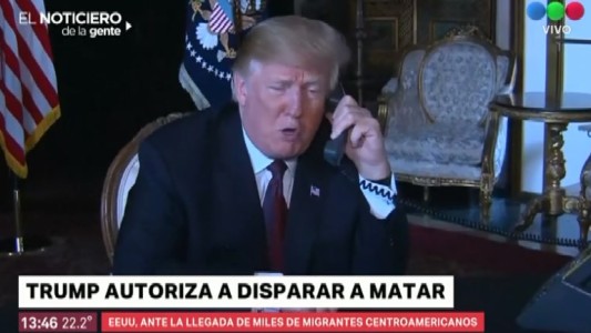 Trump autoriza disparar a matar