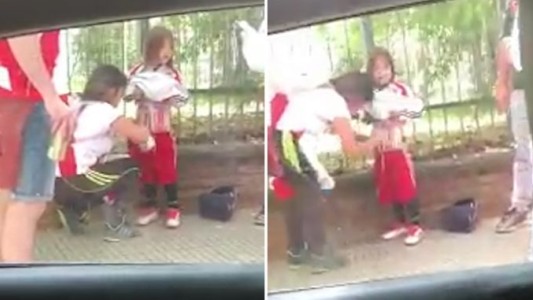 Buscan a los hinchas de River que le pegaron bengalas al cuerpo de una nena