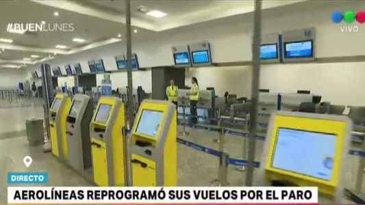 Por el paro de aeronáuticos, hoy no habrá vuelos de Aerolíneas
