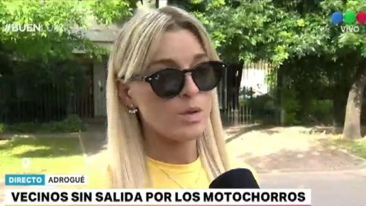 Alerta de vecinos de Adrogué ante los ataques de motochorros