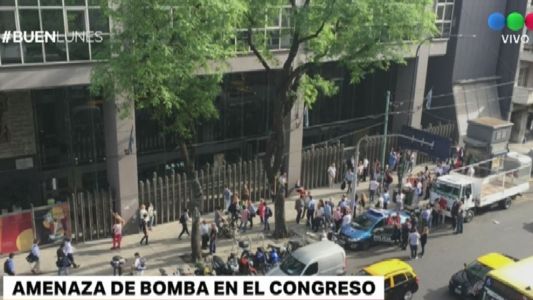 Evacuaron el anexo del Congreso por una amenaza de bomba