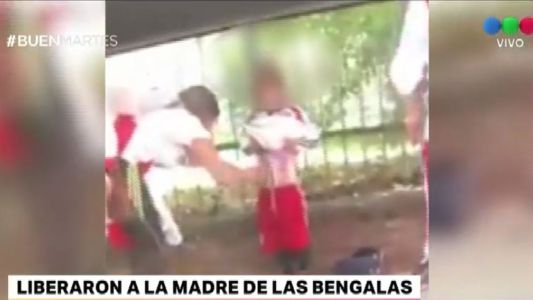 Tras contradecirse, la mujer de las bengalas confesó que iba a usar la pirotecnia en los festejos