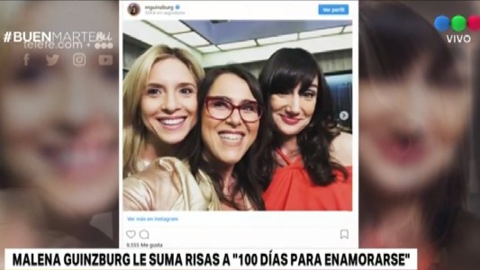 Malena Guinzburg le suma risas a "100 días para enamorarse"