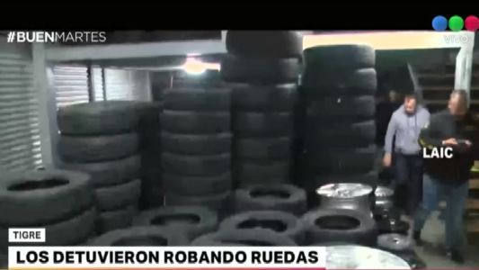 Cayó una banda de "roba ruedas" en Tigre