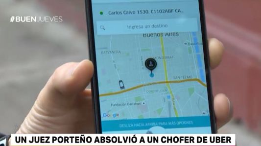 Un juez porteño absolvió a un chofer de Uber