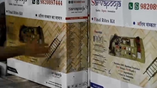 Así son los kits funerarios que se venden en internet