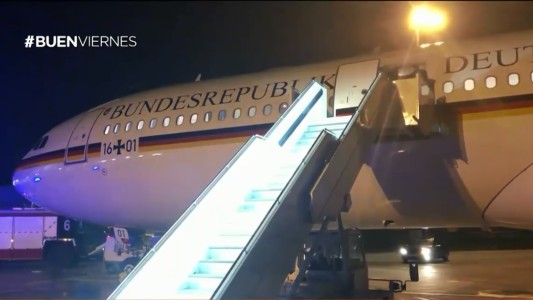 Merkel retomó su vuelo a la Argentina tras el aterrizaje de emergencia