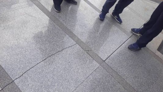 Por el temblor, se rajaron los pisos del Servicio Penitenciario Bonaerense
