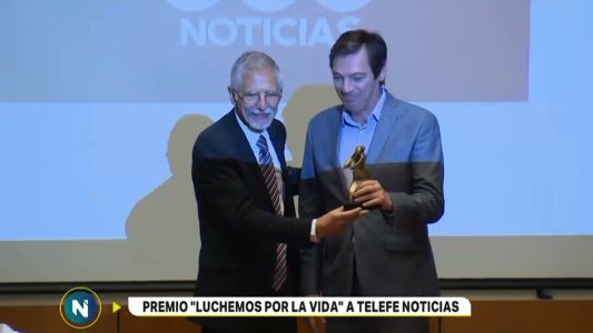Premio Luchemos por la Vida para Telefe Noticias