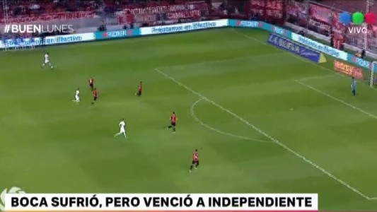 Boca sufrió, pero venció a Independiente