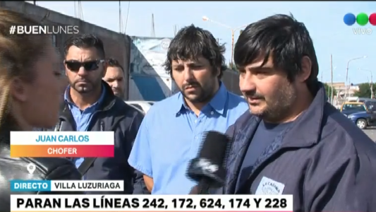 Los compañeros del colectivero baleado: "No queremos otro Leandro, queremos seguridad"