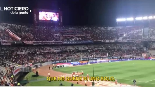 Los hinchas de River, contra la barra