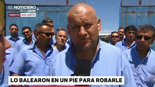 "Es difícil salir": pedido de seguridad de los compañeros del colectivo baleado en un pie