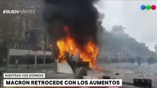 Macron retrocede con los aumentos