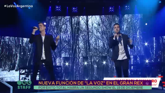 Nueva función de "La Voz" en el Gran Rex