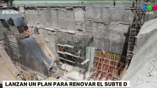 Lanzan un plan para renovar el Subte D